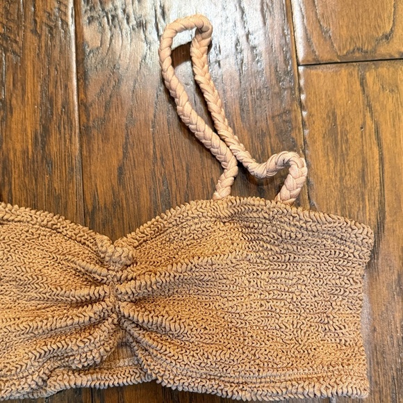Textured Tan Bikini Set - Picture 2 of 2